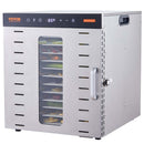 VEVOR 10 Trays Food Dehydrator Machine Stainless Steel 1000W Jerky Fruit Drying - RnR Galore