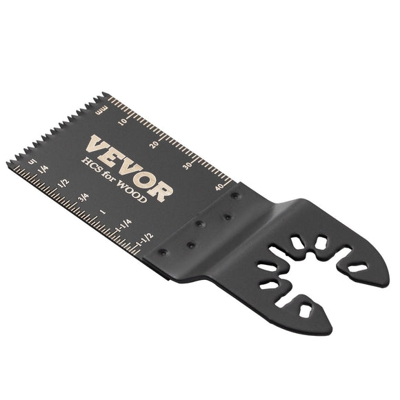 VEVOR 100PCS Oscillating Saw Blades, Quick Release Multitool Blades Kit, HCS Tool Blades for Wood Plastic, Compatible with Dewalt Dremel Fein Worx Bosch Makita Milwaukee - RnR Galore