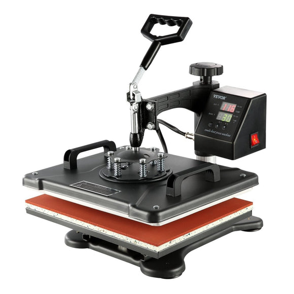 VEVOR 1400W Heat Press Machine 8 In 1 Sublimation Steel Frame Heat Presses with Temperature And Time Control (12X15INCH 8IN1) - RnR Galore