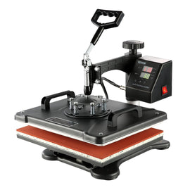 VEVOR 1400W Heat Press Machine 8 In 1 Sublimation Steel Frame Heat Presses with Temperature And Time Control (12X15INCH 8IN1) - RnR Galore
