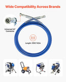 VEVOR 25ft Airless Paint Sprayer Hose 1/4 in Universal Airless Paint Spray Hose - RnR Galore