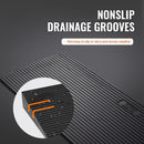 VEVOR 3 cm Rise Cuttable Threshold Ramp for Sweeping Robot, 90 cm Wide Natural Rubber Wheelchair Ramp, Non - Slip Solid Rubber Ramp with Double - Sided Tape for Doorways, Driveways, Bathroom, Smooth Tile - RnR Galore