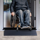 VEVOR 3 cm Rise Cuttable Threshold Ramp for Sweeping Robot, 90 cm Wide Natural Rubber Wheelchair Ramp, Non - Slip Solid Rubber Ramp with Double - Sided Tape for Doorways, Driveways, Bathroom, Smooth Tile - RnR Galore