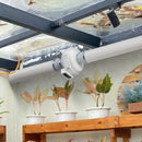 VEVOR 4" to 4.5" Radon Mitigation Fan System Kit Quiet 190 CFM Inline Duct Fan - RnR Galore