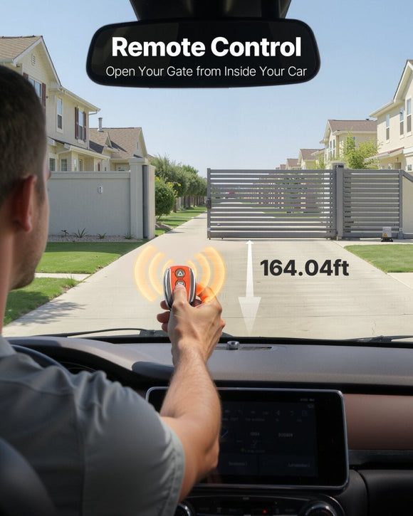 VEVOR 400W Electric Sliding Gate Opener 1000kg Chain Drive Infrared Sensor - RnR Galore