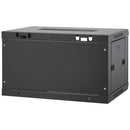 VEVOR 6U Wall Mount Network Server Cabinet, 15.5'' Deep, Server Rack Cabinet Enclosure, 200 lbs Max. Ground - mounted Load Capacity, with Locking Glass Door Side Panels, for IT Equipment, A/V Devices - RnR Galore