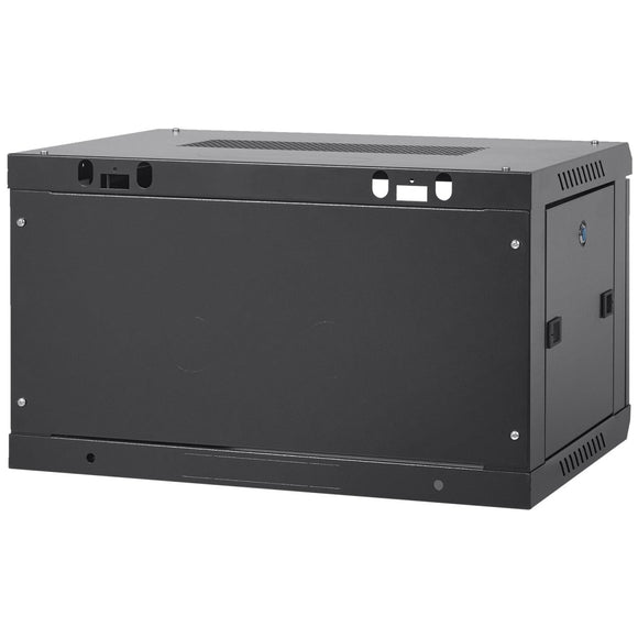 VEVOR 6U Wall Mount Network Server Cabinet, 15.5'' Deep, Server Rack Cabinet Enclosure, 200 lbs Max. Ground - mounted Load Capacity, with Locking Glass Door Side Panels, for IT Equipment, A/V Devices - RnR Galore