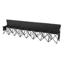 VEVOR 8 Seat Portable Folding Sport Bench Outdoor Camping Chair with Carry Bag - RnR Galore