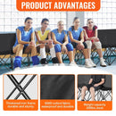 VEVOR 8 Seat Portable Folding Sport Bench Outdoor Camping Chair with Carry Bag - RnR Galore