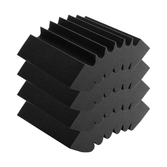 VEVOR Acoustic Foam Panels 4 Pack 16.5 x 6.3 x 12 in Adhesive for Wall Ceiling - RnR Galore