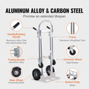 VEVOR Aluminum Hand Truck, 2 in 1, 363 kg Max Load Capacity, Heavy Duty Industrial Convertible Folding Hand Truck and Dolly, Utility Cart Converts from Hand Truck to Platform Cart with Rubber Wheels - RnR Galore