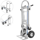VEVOR Aluminum Hand Truck 3 in 1 Folding Hand Truck Convertible Hand Truck and Dolly - RnR Galore