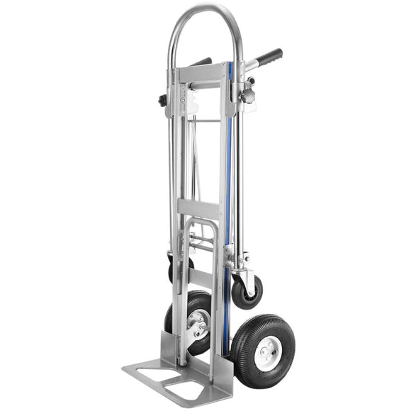 VEVOR Aluminum Hand Truck 3 in 1 Folding Hand Truck Convertible Hand Truck and Dolly - RnR Galore