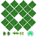 20 PCS Artificial Boxwood Hedge Panels, Privacy Screen for Indoor/Outdoor Decoration - RnR Galore