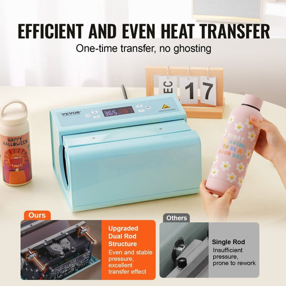 VEVOR Auto Tumbler Heat Press Machine 325 - 887 ml Sublimation Mug Heat Press Blue - RnR Galore