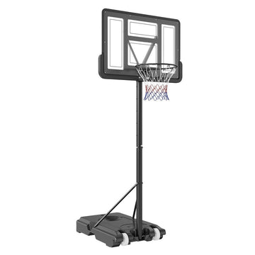 VEVOR Basketball Hoop, 4 - 10 ft Adjustable Height Portable Backboard System, 44 inch Basketball Hoop & Goal, Kids & Adults Basketball Set with Wheels, Stand, and Fillable Base, for Outdoor/Indoor - RnR Galore