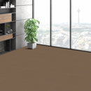 VEVOR Carpet Tiles Peel and Stick, Squares Self Adhesive Carpet Floor Tile, Soft Padded Carpet Tiles, Easy Install DIY for Bedroom Living Room Indoor Outdoor (10 Tiles, Dark Brown) - RnR Galore