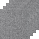 VEVOR Carpet Tiles Peel and Stick, Squares Self Adhesive Carpet Floor Tile, Soft Padded Carpet Tiles, Easy Install DIY for Bedroom Living Room Indoor Outdoor (12 Tiles, Light Gray) - RnR Galore