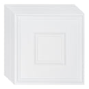 VEVOR Ceiling Tiles 12 - Pack 24 x 24 in PVC Easy Installation White Geometric - RnR Galore