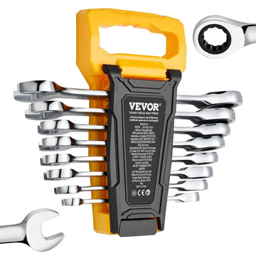 VEVOR Combination Wrench Set 8 - Piece Metric 8 mm to 19 mm with Organizer Rack - RnR Galore