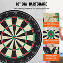 VEVOR Dartboard and Cabinet Set Official Size Complete Accessory Steel Tip Dart - RnR Galore