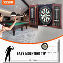 VEVOR Dartboard and Cabinet Set Official Size Complete Accessory Steel Tip Dart - RnR Galore