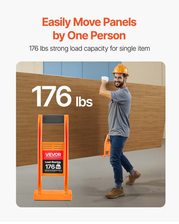 VEVOR Drywall Carrier 2 Pack Plywood Carriers Handles with 79.8 kg Load - RnR Galore