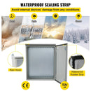 VEVOR Electrical Steel Enclosure Box NEMA 4 Outdoor Enclosure 24 x 24 x 12'' UL - RnR Galore