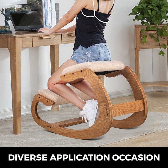 VEVOR Ergonomic Kneeling Chair Heavy Duty Better Posture Kneeling Stool Office Chair Home for Body Shaping Relieveing Stress Meditation Desk Computer Kneeling Stool Chair - RnR Galore