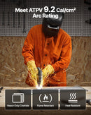 VEVOR Flame - Resistant Welding Jacket Heavy Duty Leather Welding Jacket XL Size - RnR Galore