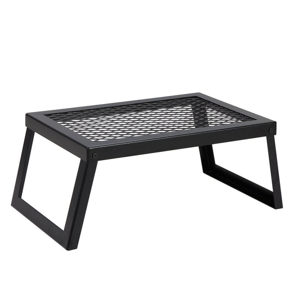 VEVOR Folding Campfire Grill Portable Camping Fire Pit Steel Outdoor BBQ Picnic - RnR Galore