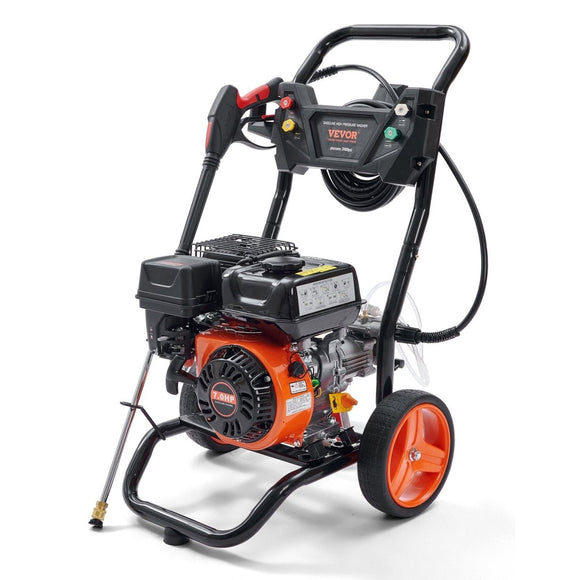 VEVOR Gas Pressure Washer Gas Powered Washer 3400 PSI 2.6 GPM 210cc 5 Nozzles - RnR Galore