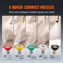 VEVOR Gas Pressure Washer Gas Powered Washer 3400 PSI 2.6 GPM 210cc 5 Nozzles - RnR Galore