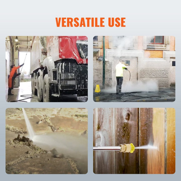 VEVOR Gas Pressure Washer Gas Powered Washer 4400 PSI 4.0 GPM 390cc 5 Nozzles - RnR Galore