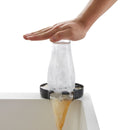 VEVOR Glass Rinser, 10 Powerful Spraying Jets Rotating Cup Rinser for Sink, 304 Stainless Steel Faucet Cup Washer & Silicone Nonslip Pad for Baby Bottle, Glass Cup, Wine Glass (Matte Black Base) - RnR Galore