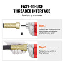 VEVOR Handheld Electric Concrete Vibrator 960W 2M Shaft Air Bubble Remover - RnR Galore