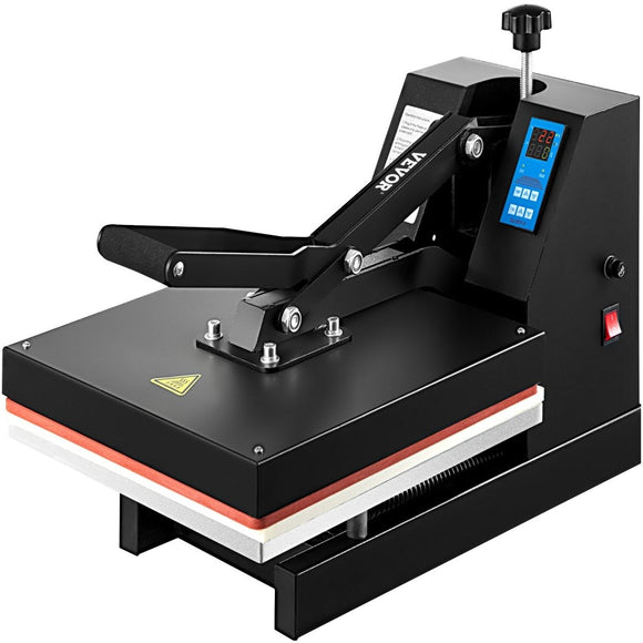 VEVOR Heat Press 15X15 Inch Heat Press Machine Industrial Quality Power T Shirt Heat Press Sublimation Machine Clamshell Heat Press Machine for T Shirts - RnR Galore