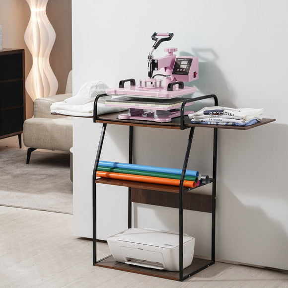 VEVOR Heat Press Machine 12x15 in 5 in 1 with 30oz Tumbler Press T-Shirts Pink - RnR Galore