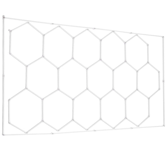 VEVOR Hexagon Garage Lights 66300LM 15 Grids Honeycomb LED Shop Ceiling Light - RnR Galore