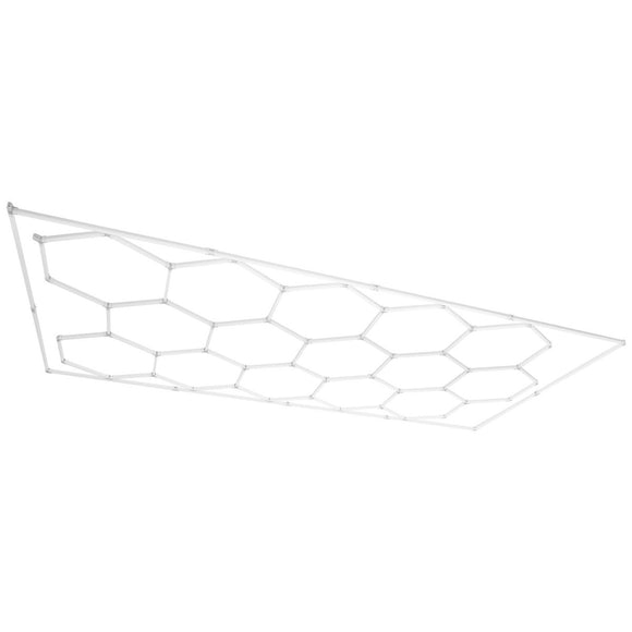 VEVOR Hexagon Garage Lights 66300LM 15 Grids Honeycomb LED Shop Ceiling Light - RnR Galore