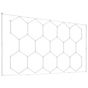 VEVOR Hexagon Garage Lights 86400LM 5 Grid Honeycomb LED Shop Ceiling Light - RnR Galore