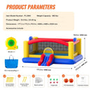 VEVOR Inflatable Bounce House, Outdoor High Quality Playhouse Trampoline, Jumping Bouncer with Blower, Slide, and Storage Bag, Family Backyard Bouncy Castle, for Kid Ages 3_10 Years, 4.5x4.4x2m - RnR Galore