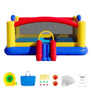 VEVOR Inflatable Bounce House, Outdoor High Quality Playhouse Trampoline, Jumping Bouncer with Blower, Slide, and Storage Bag, Family Backyard Bouncy Castle, for Kid Ages 3_10 Years, 4.5x4.4x2m - RnR Galore