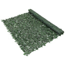 VEVOR Ivy Privacy Fence, 2440 x 1830 mm Artificial Green Wall Screen, Greenery Ivy Fence with Strengthened Joint, Faux Hedges Vine Leaf Decoration for Outdoor Garden, Yard, Balcony, Patio Decor - RnR Galore