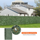 VEVOR Ivy Privacy Fence, 2440 x 1830 mm Artificial Green Wall Screen, Greenery Ivy Fence with Strengthened Joint, Faux Hedges Vine Leaf Decoration for Outdoor Garden, Yard, Balcony, Patio Decor - RnR Galore