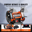 VEVOR Jewelry Polisher, Bench Grinder Polishing & Buffing Machine, 3590RPM Bench Lathe Polisher with 1 Wool Wheel & 1 Abrasive Fiber Wheel & 1 Grinding Wheel & 100pcs Tools - RnR Galore