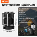 VEVOR LED Camping Lanterns Collapsible Battery Powered Flashlights Set of 4 - RnR Galore