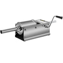 VEVOR Manual Sausage Stuffer, 3 L / 7 LBS Horizontal Sausage Machine, Dual - Speed Meat Stuffer, Made of Food - Grade 304 Stainless Steel, Includes 5 Stuffing Tubes, for Home Kitchen Restaurant Commercial - RnR Galore