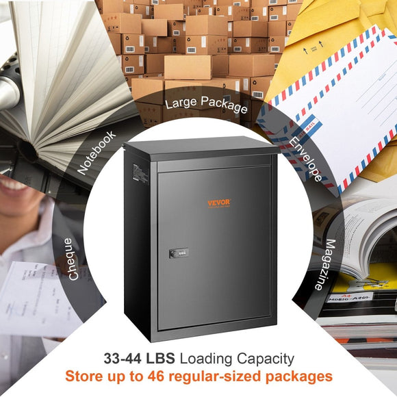 VEVOR Package Delivery Boxes for Outside 15.4" x 10.6" x 20.5" with Coded Lock - RnR Galore