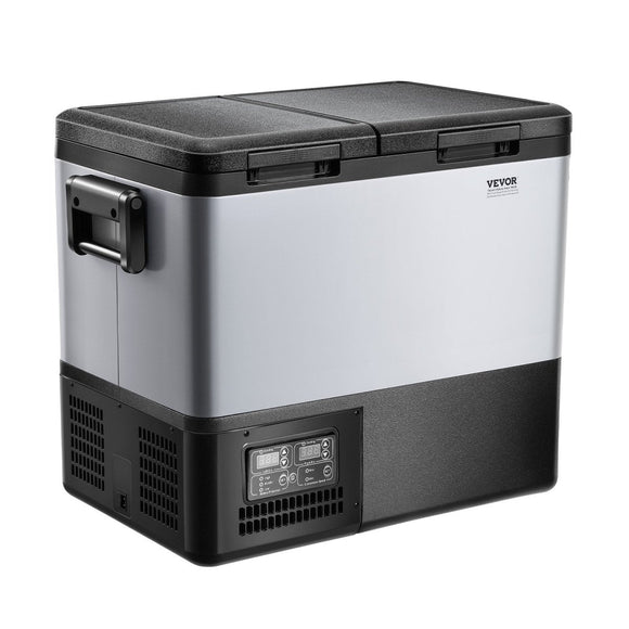 VEVOR Portable Car Refrigerator Freezer Compressor 55L Dual Zone for Car Home - RnR Galore